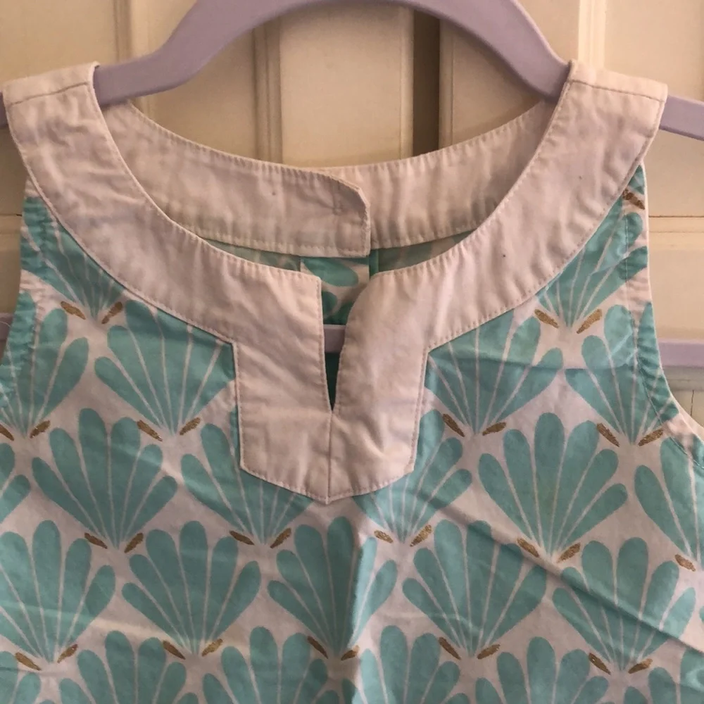 Gymboree Scallop Shell Sleeveless Shift Dress - Picture 3 of 11
